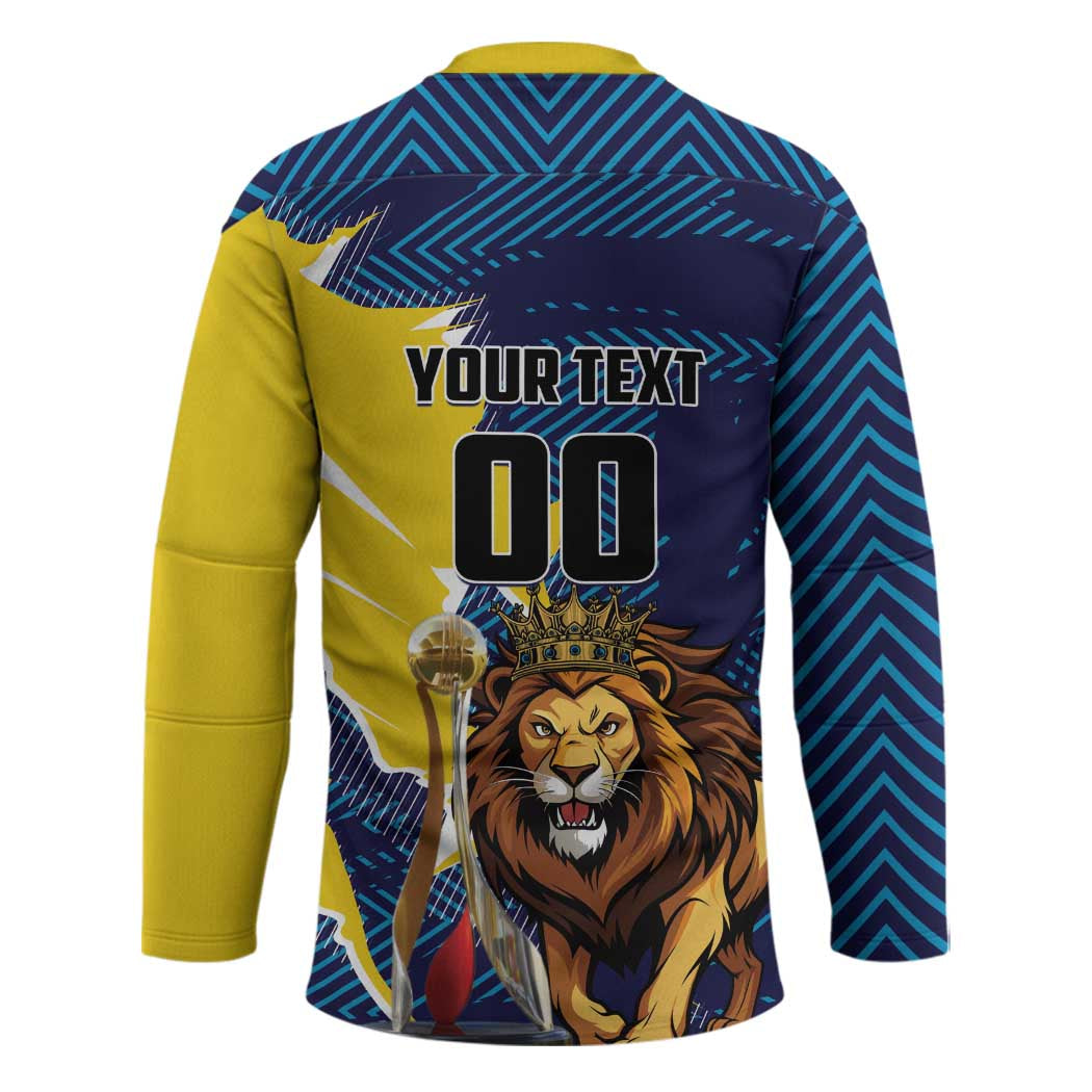 Custom Kings Saint Lucia Champions Cricket Hockey Jersey St Lucia Glory Awaits - Wonder Print Shop