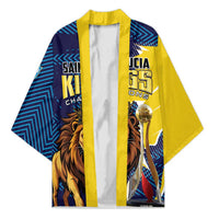 Custom Kings Saint Lucia Champions Cricket Kimono St Lucia Glory Awaits - Wonder Print Shop