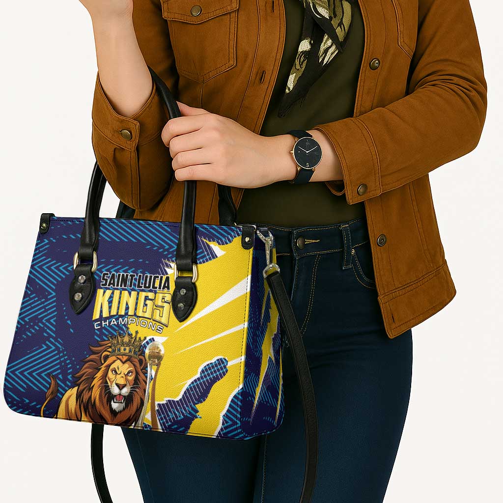 Kings Saint Lucia Champions Cricket Leather Bag St Lucia Glory Awaits - Wonder Print Shop