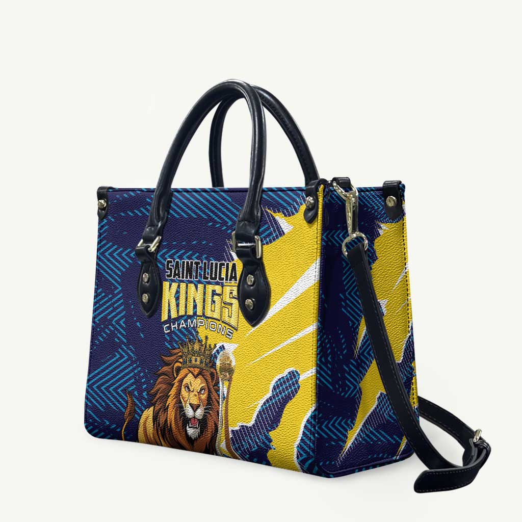 Kings Saint Lucia Champions Cricket Leather Bag St Lucia Glory Awaits - Wonder Print Shop