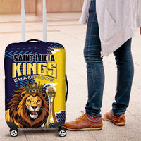 Kings Saint Lucia Champions Cricket Luggage Cover St Lucia Glory Awaits - Wonder Print Shop