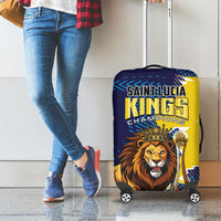 Kings Saint Lucia Champions Cricket Luggage Cover St Lucia Glory Awaits - Wonder Print Shop