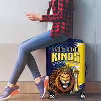 Kings Saint Lucia Champions Cricket Luggage Cover St Lucia Glory Awaits - Wonder Print Shop