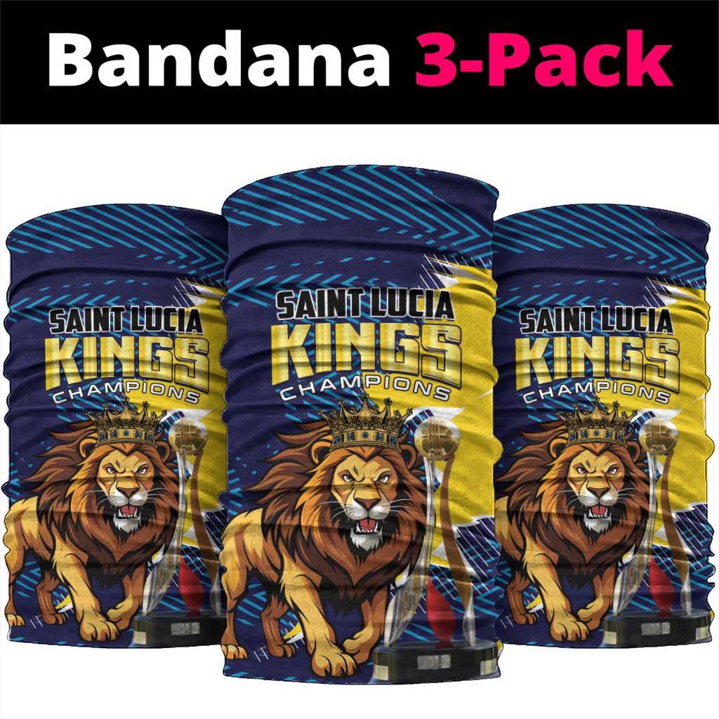 Kings Saint Lucia Champions Cricket Neck Gaiter St Lucia Glory Awaits LT01