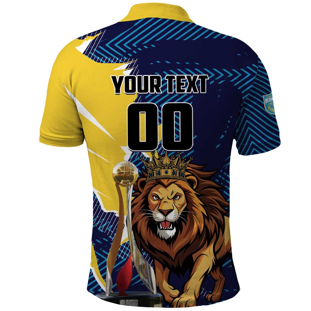 Custom Kings Saint Lucia Champions Cricket Polo Shirt St Lucia Glory Awaits - Wonder Print Shop