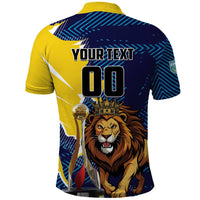 Custom Kings Saint Lucia Champions Cricket Polo Shirt St Lucia Glory Awaits - Wonder Print Shop