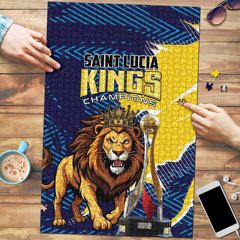 Kings Saint Lucia Champions Cricket Puzzle St Lucia Glory Awaits - Wonder Print Shop