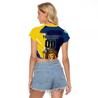 Custom Kings Saint Lucia Champions Cricket Raglan Cropped T Shirt St Lucia Glory Awaits - Wonder Print Shop