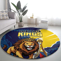 Kings Saint Lucia Champions Cricket Round Carpet St Lucia Glory Awaits - Wonder Print Shop