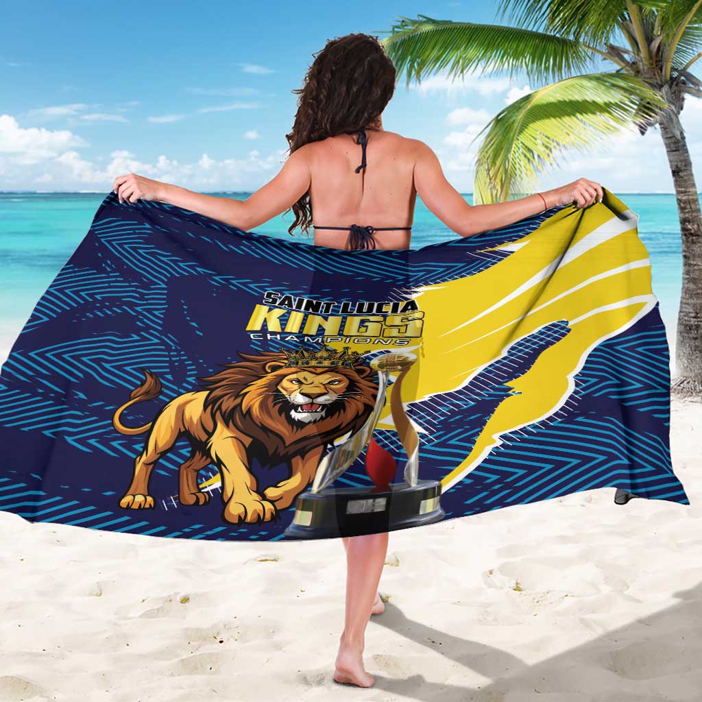 Kings Saint Lucia Champions Cricket Sarong St Lucia Glory Awaits - Wonder Print Shop