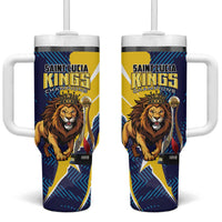 Kings Saint Lucia Champions Cricket Tumbler With Handle St Lucia Glory Awaits - Wonder Print Shop