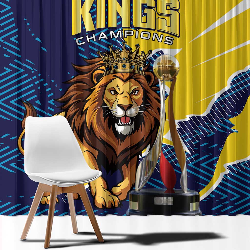 Kings Saint Lucia Champions Cricket Window Curtain St Lucia Glory Awaits - Wonder Print Shop