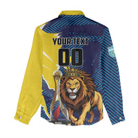 Custom Kings Saint Lucia Champions Cricket Women Casual Shirt St Lucia Glory Awaits - Wonder Print Shop