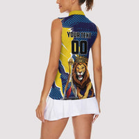 Custom Kings Saint Lucia Champions Cricket Women Sleeveless Polo Shirt St Lucia Glory Awaits - Wonder Print Shop