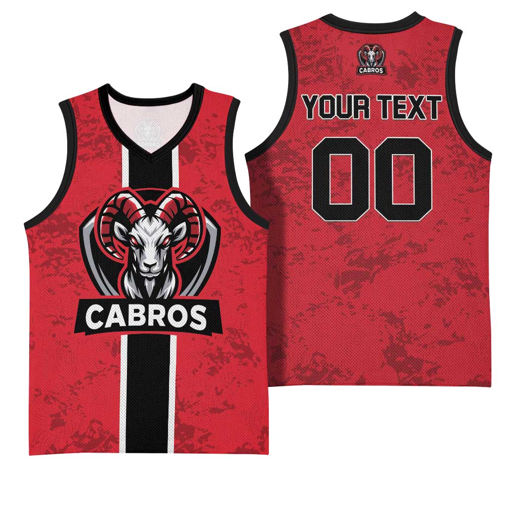 Cabros Guatemala Rugby Custom Basketball Jersey Somos Cabros Vamos Cabros - Wonder Print Shop