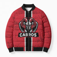 Cabros Guatemala Rugby Custom Bomber Puffer Jacket Somos Cabros Vamos Cabros - Wonder Print Shop