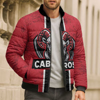 Cabros Guatemala Rugby Custom Bomber Puffer Jacket Somos Cabros Vamos Cabros - Wonder Print Shop