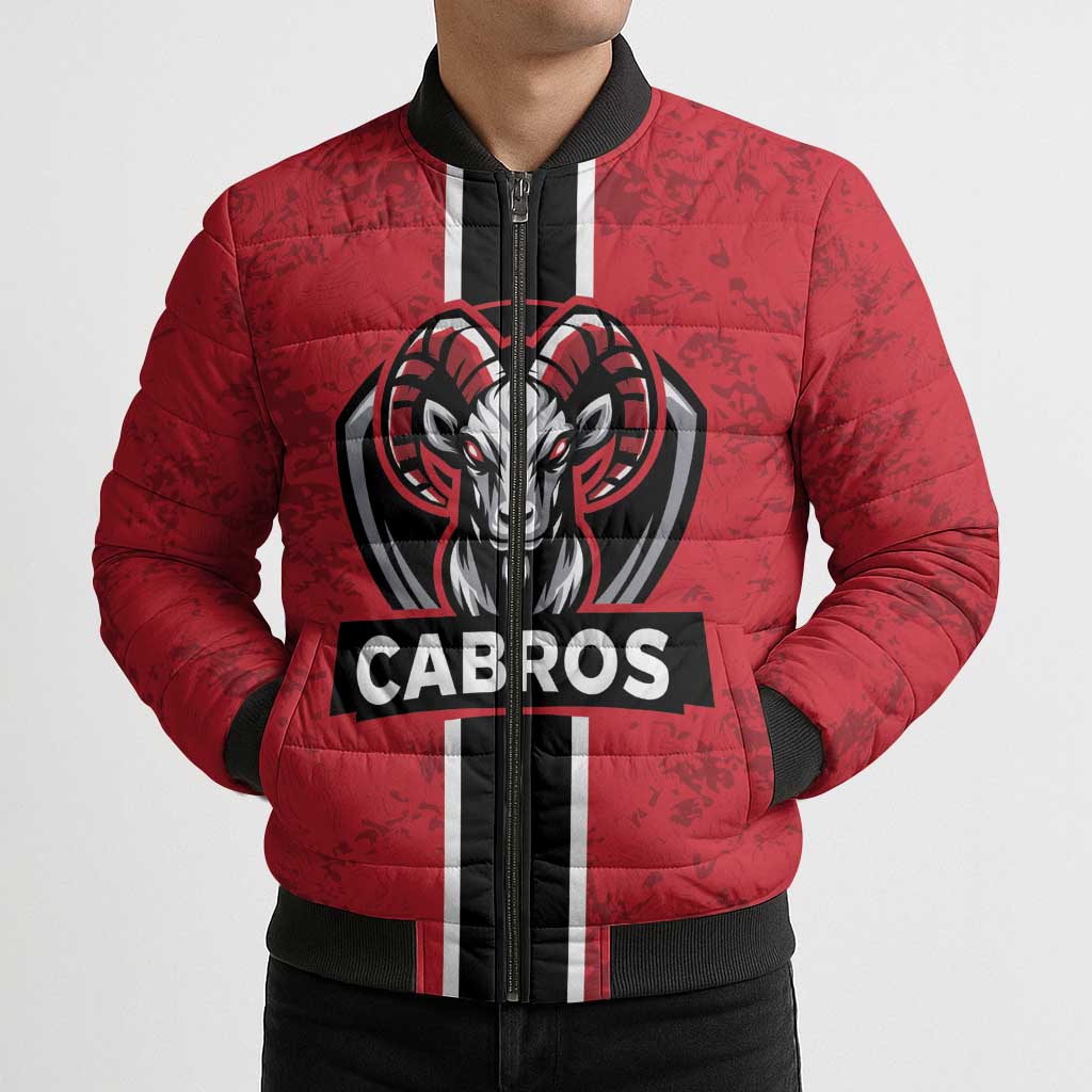 Cabros Guatemala Rugby Custom Bomber Puffer Jacket Somos Cabros Vamos Cabros - Wonder Print Shop