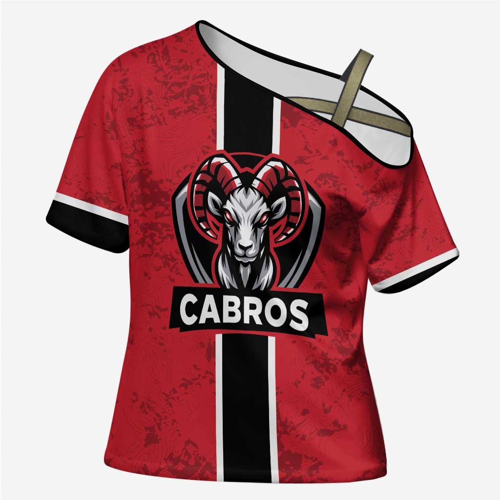 Cabros Guatemala Rugby Custom Cross Shoulder Shirt Somos Cabros Vamos Cabros - Wonder Print Shop