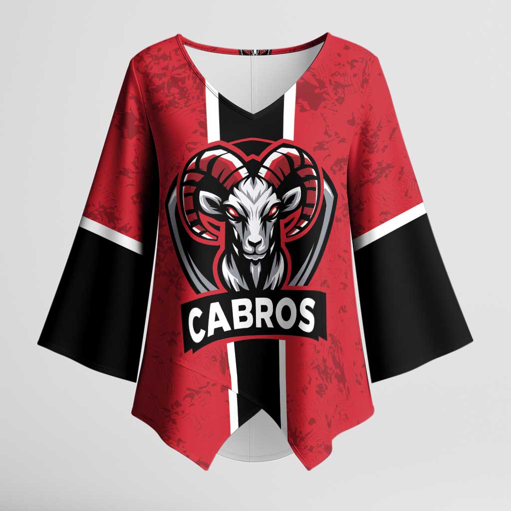 Cabros Guatemala Rugby Custom Kimono Sleeve Blouse Somos Cabros Vamos Cabros - Wonder Print Shop