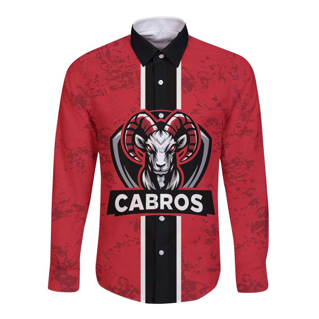 Cabros Guatemala Rugby Custom Long Sleeve Button Shirt Somos Cabros Vamos Cabros - Wonder Print Shop