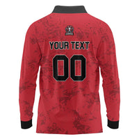 Cabros Guatemala Rugby Custom Long Sleeve Polo Shirt Somos Cabros Vamos Cabros - Wonder Print Shop