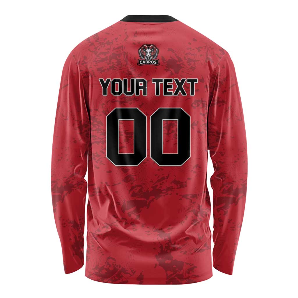 Cabros Guatemala Rugby Custom Long Sleeve Shirt Somos Cabros Vamos Cabros - Wonder Print Shop