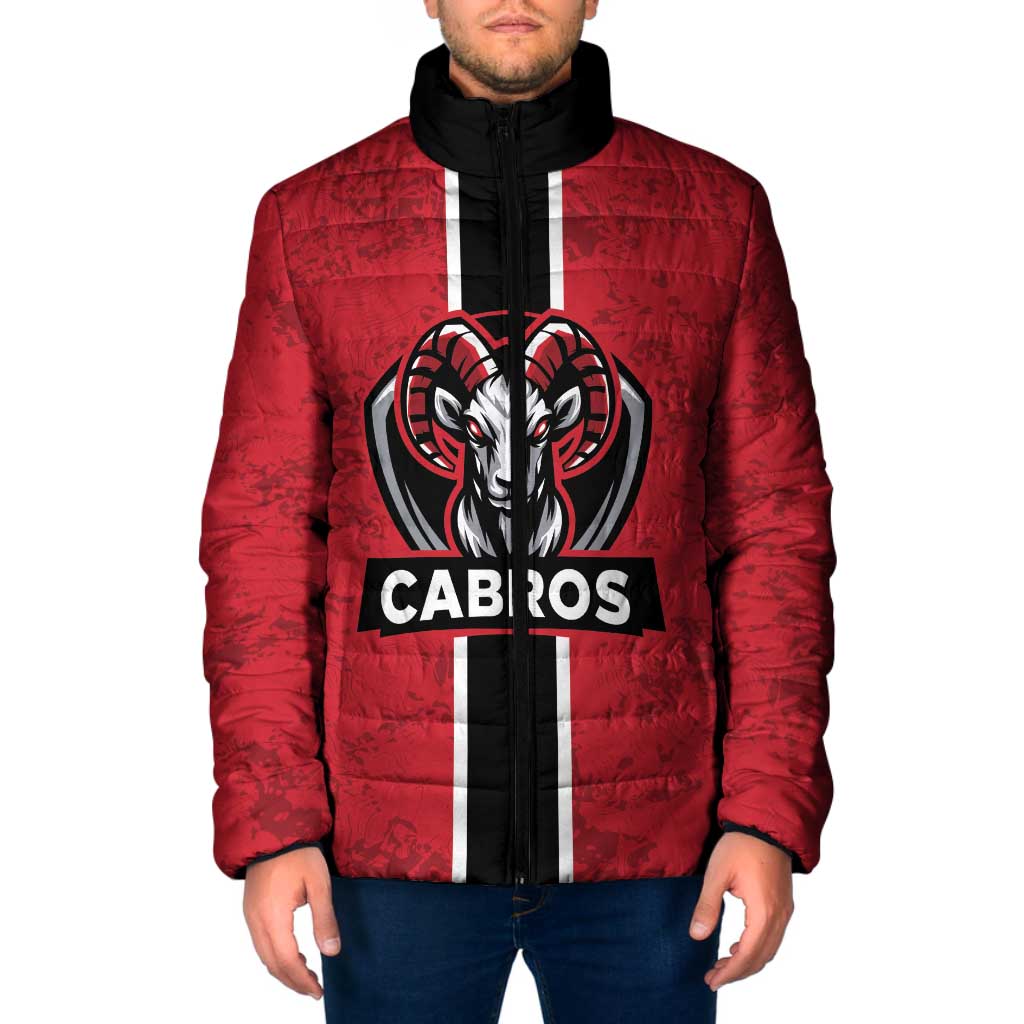Cabros Guatemala Rugby Custom Padded Jacket Somos Cabros Vamos Cabros - Wonder Print Shop