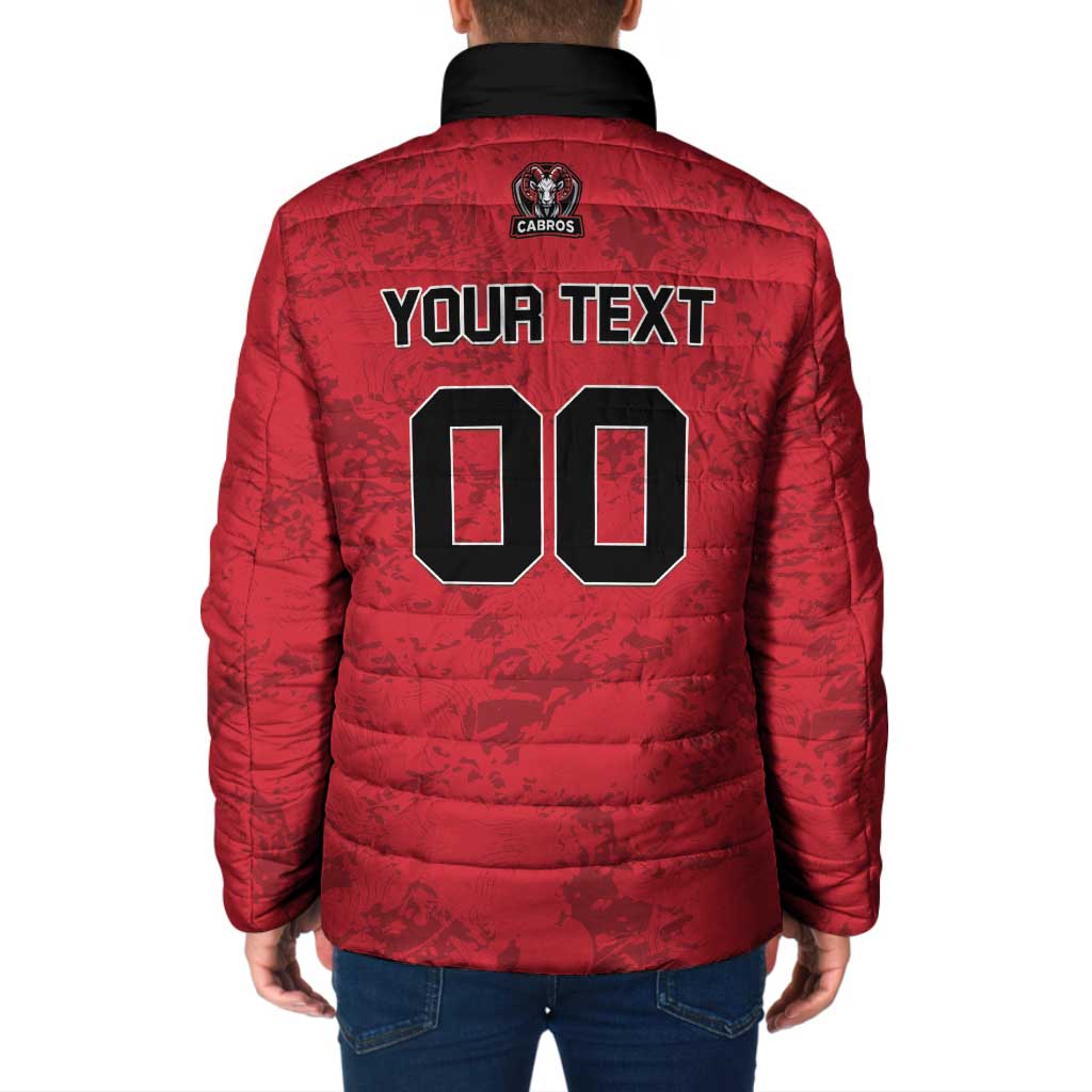Cabros Guatemala Rugby Custom Padded Jacket Somos Cabros Vamos Cabros - Wonder Print Shop