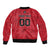 Cabros Guatemala Rugby Custom Sleeve Zip Bomber Jacket Somos Cabros Vamos Cabros - Wonder Print Shop