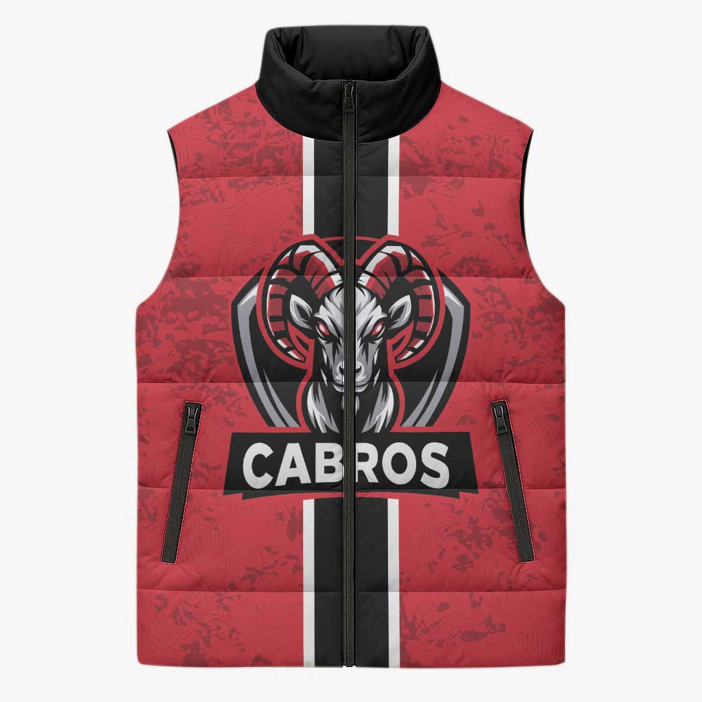 Cabros Guatemala Rugby Custom Sleeveless Puffer Jacket Somos Cabros Vamos Cabros - Wonder Print Shop