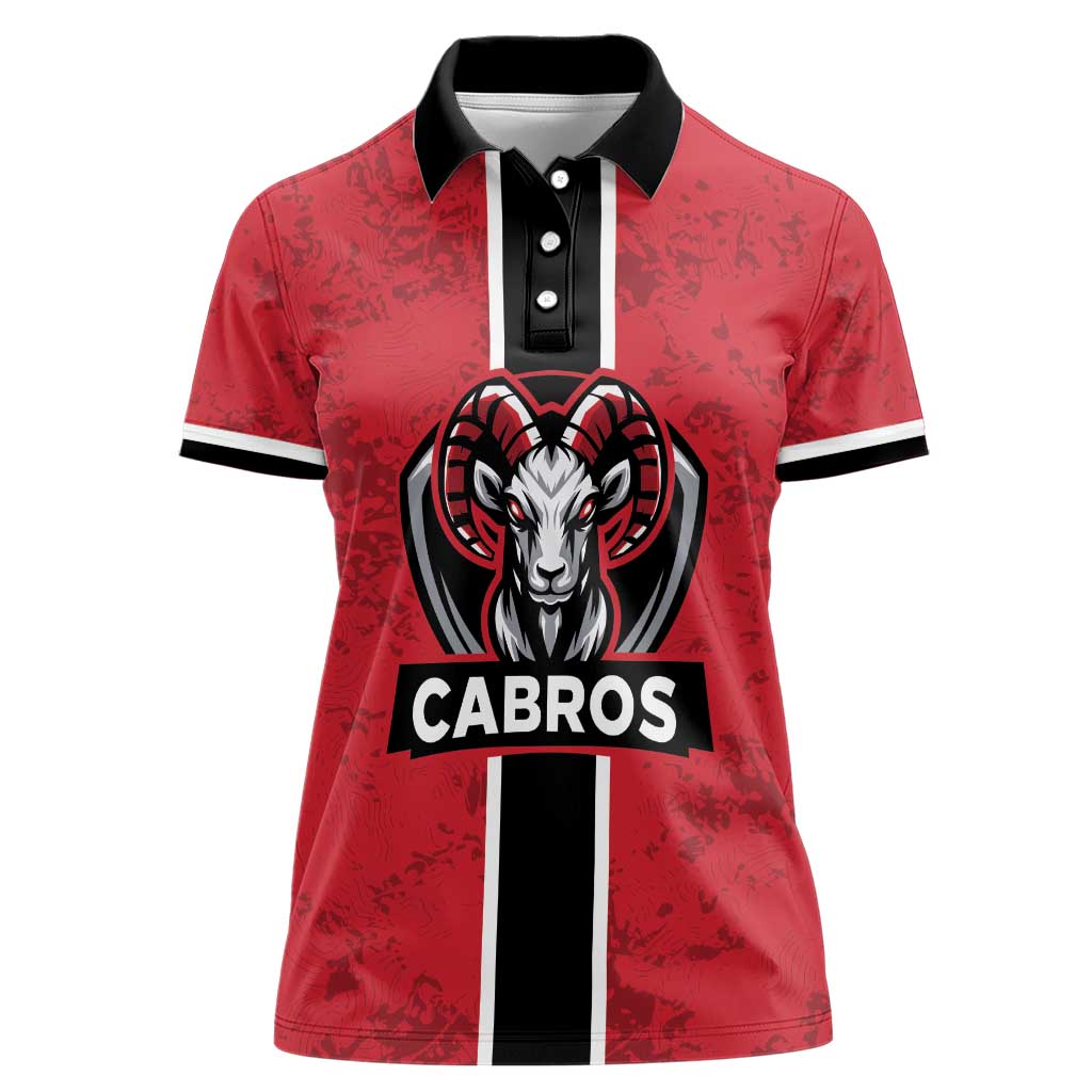 Cabros Guatemala Rugby Custom Women Polo Shirt Somos Cabros Vamos Cabros - Wonder Print Shop