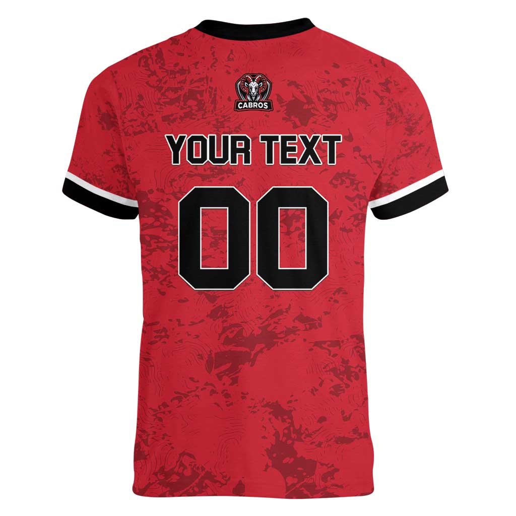 Cabros Guatemala Rugby Custom Women V-Neck T-Shirt Somos Cabros Vamos Cabros - Wonder Print Shop