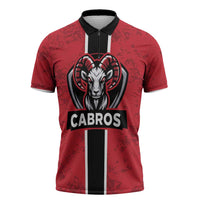 Cabros Guatemala Rugby Custom Zipper Polo Shirt Somos Cabros Vamos Cabros - Wonder Print Shop