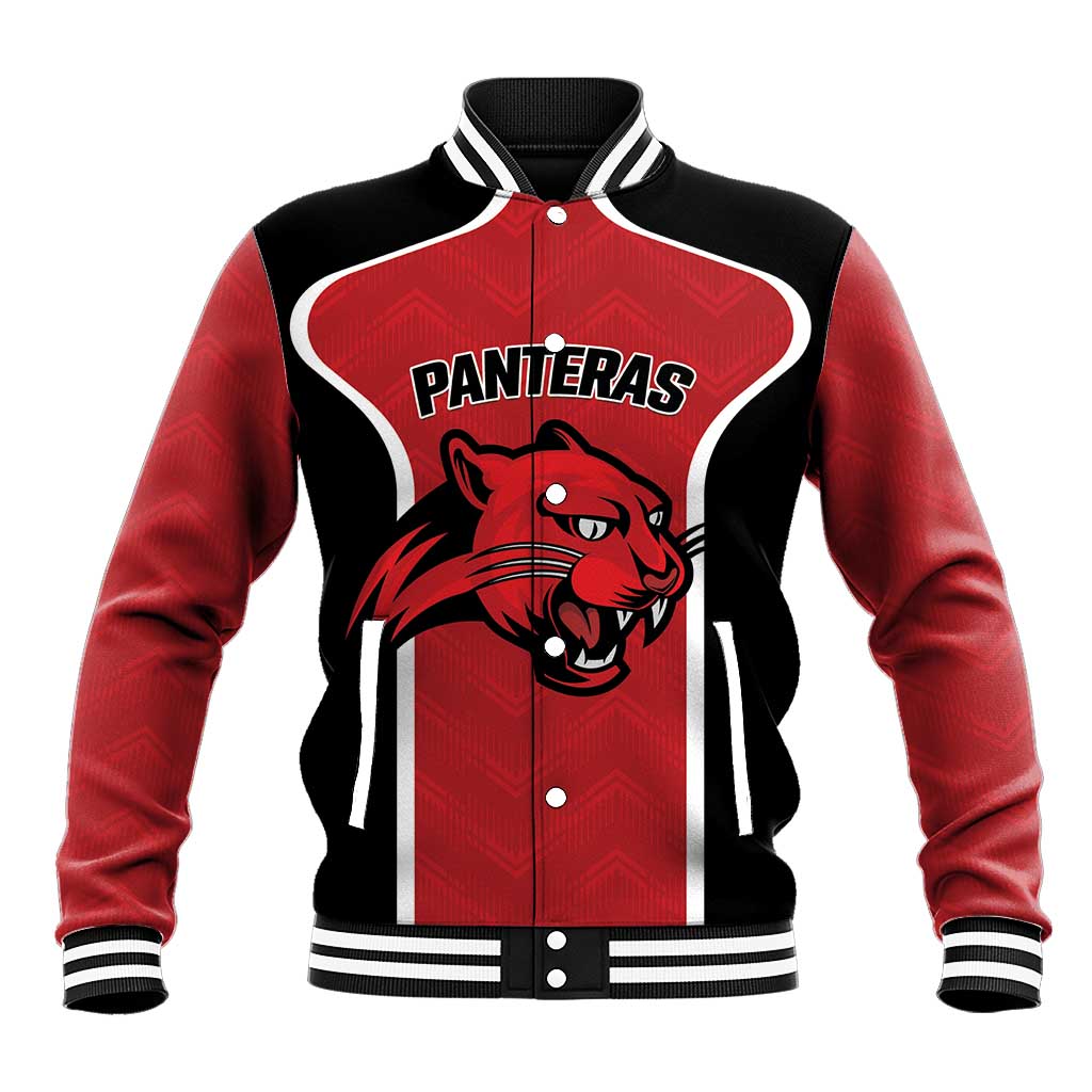 Panteras Guatemala Rugby Custom Baseball Jacket Siempre Fuertes Siempre Panteras - Wonder Print Shop