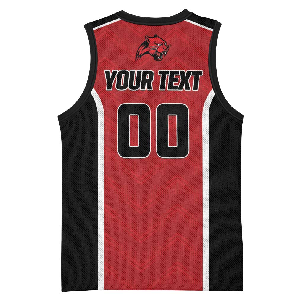 Panteras Guatemala Rugby Custom Basketball Jersey Siempre Fuertes Siempre Panteras - Wonder Print Shop