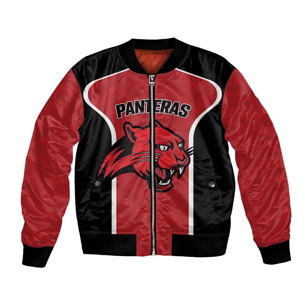 Panteras Guatemala Rugby Custom Bomber Jacket Siempre Fuertes Siempre Panteras - Wonder Print Shop