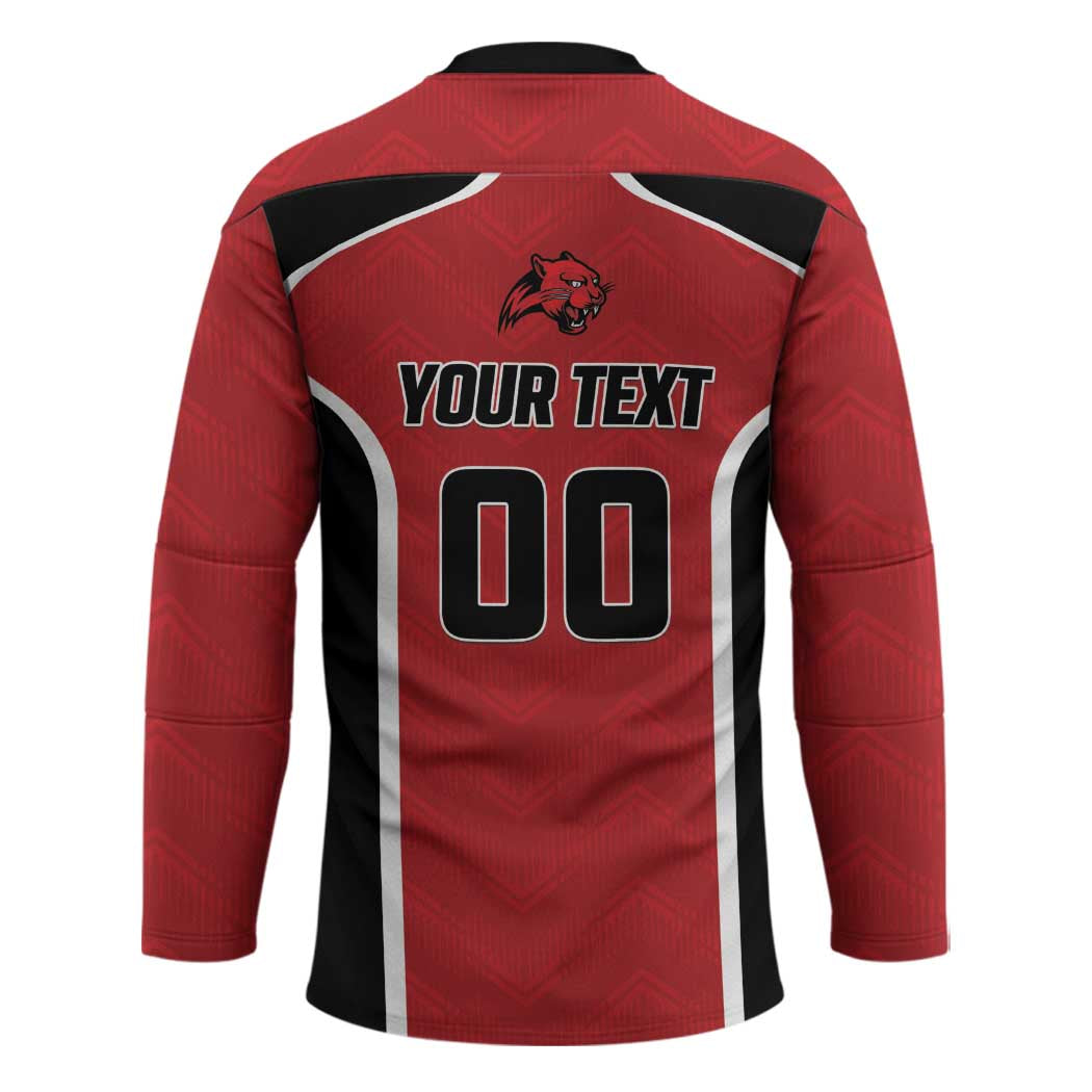 Panteras Guatemala Rugby Custom Hockey Jersey Siempre Fuertes Siempre Panteras - Wonder Print Shop