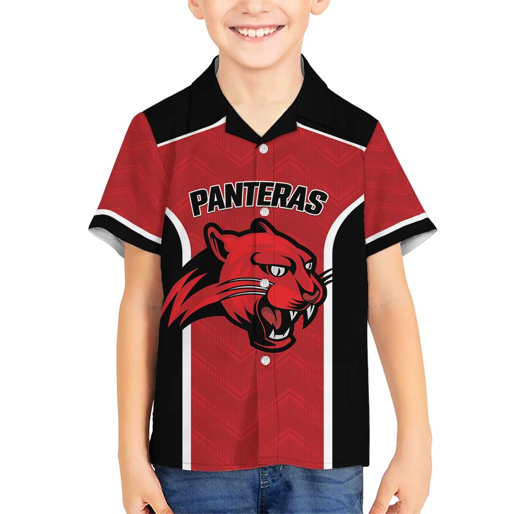 Panteras Guatemala Rugby Custom Kid Hawaiian Shirt Siempre Fuertes Siempre Panteras - Wonder Print Shop