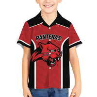 Panteras Guatemala Rugby Custom Kid Hawaiian Shirt Siempre Fuertes Siempre Panteras - Wonder Print Shop