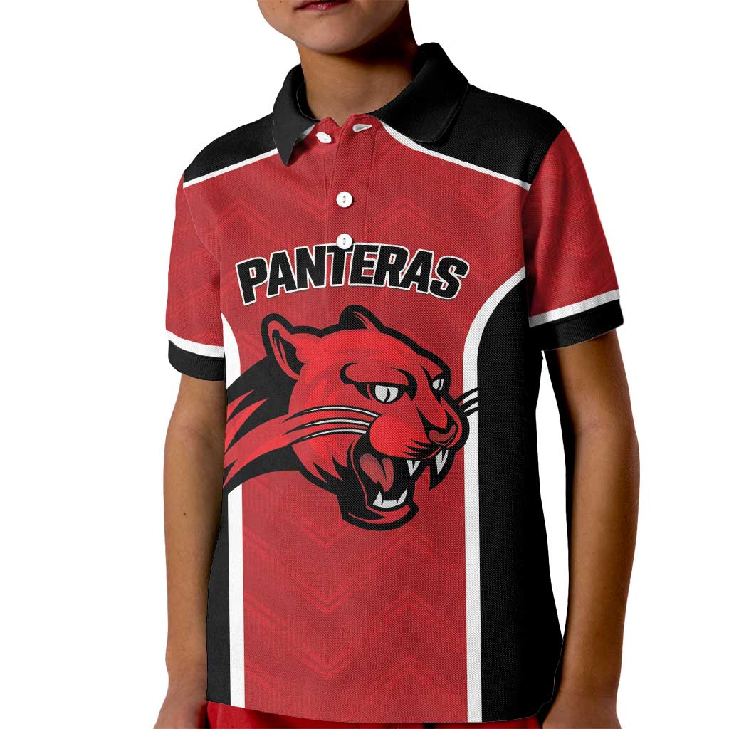 Panteras Guatemala Rugby Custom Kid Polo Shirt Siempre Fuertes Siempre Panteras - Wonder Print Shop