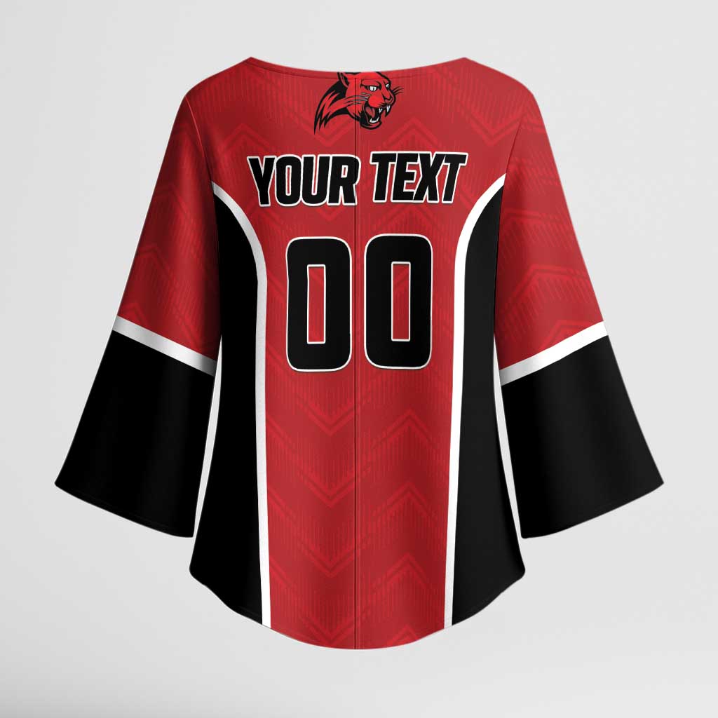 Panteras Guatemala Rugby Custom Kimono Sleeve Blouse Siempre Fuertes Siempre Panteras - Wonder Print Shop