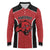 Panteras Guatemala Rugby Custom Long Sleeve Polo Shirt Siempre Fuertes Siempre Panteras - Wonder Print Shop