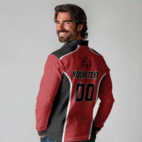 Panteras Guatemala Rugby Custom Long Sleeve Polo Shirt Siempre Fuertes Siempre Panteras - Wonder Print Shop