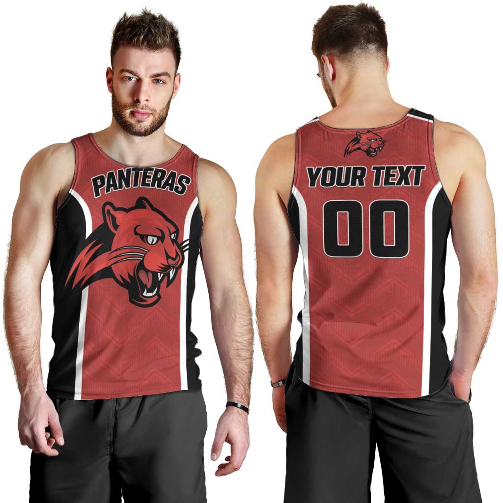 Panteras Guatemala Rugby Custom Men Tank Top Siempre Fuertes Siempre Panteras - Wonder Print Shop