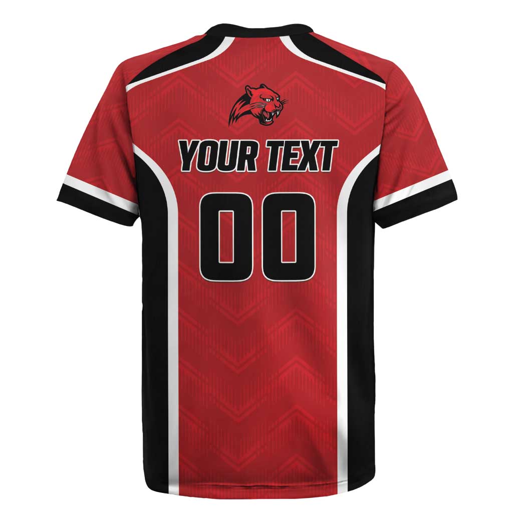 Panteras Guatemala Rugby Custom Rugby Jersey Siempre Fuertes Siempre Panteras - Wonder Print Shop