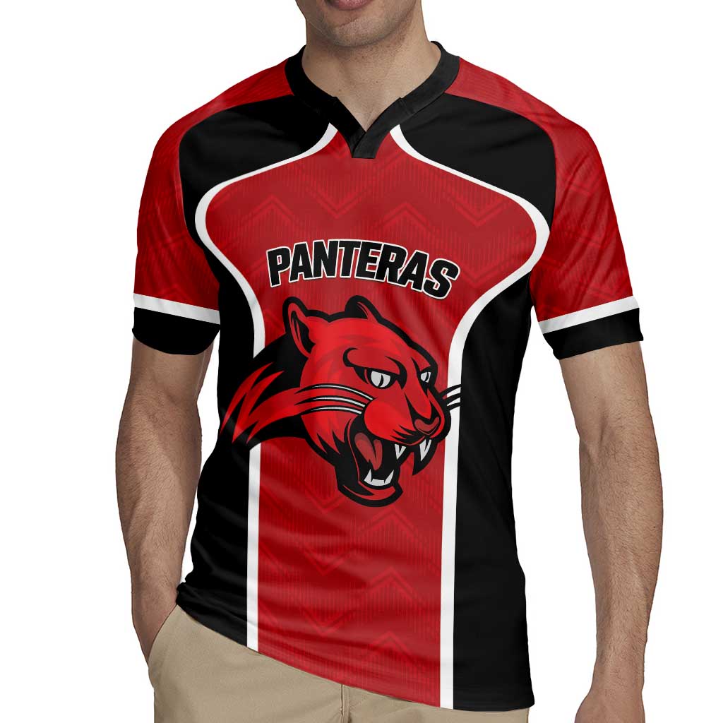 Panteras Guatemala Rugby Custom Rugby Jersey Siempre Fuertes Siempre Panteras - Wonder Print Shop