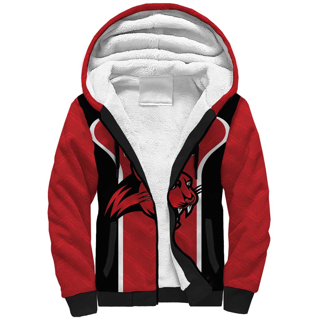 Panteras Guatemala Rugby Custom Sherpa Hoodie Siempre Fuertes Siempre Panteras - Wonder Print Shop