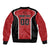 Panteras Guatemala Rugby Custom Sleeve Zip Bomber Jacket Siempre Fuertes Siempre Panteras - Wonder Print Shop