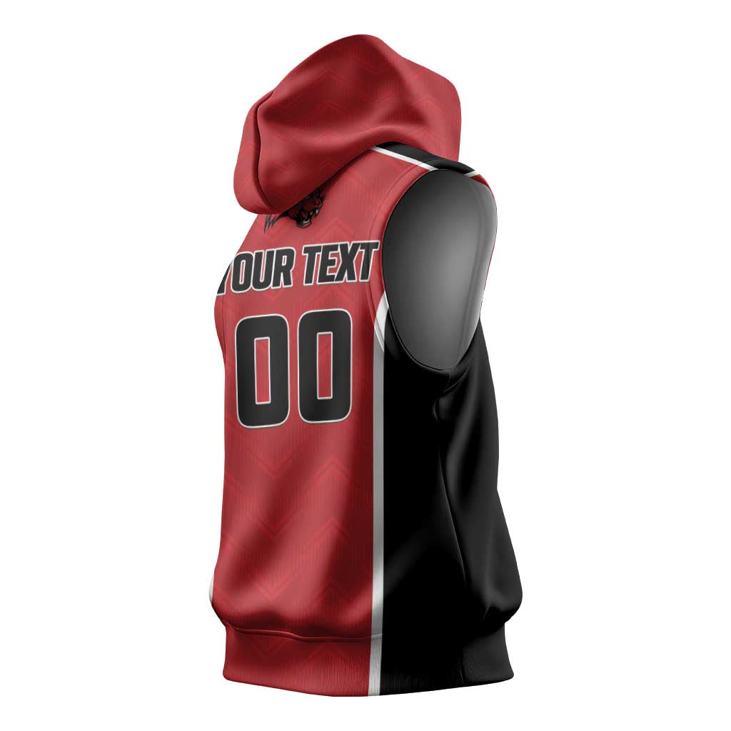 Panteras Guatemala Rugby Custom Sleeveless Hoodie Siempre Fuertes Siempre Panteras - Wonder Print Shop